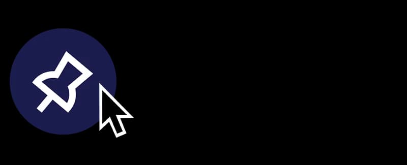 Tarif anpinnen – Pushpin-Symbol