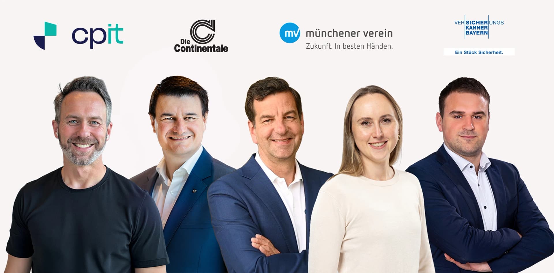 Speaker der Roadshow Q4 2026: comparit, Continentale, Münchener Verein, VKB und Sarah Ledermann